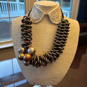 Boho Necklace Silver & Copper